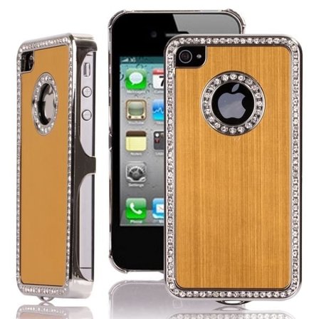 Jewel Silver Edge (guld) iPhone 4/4S-fodral