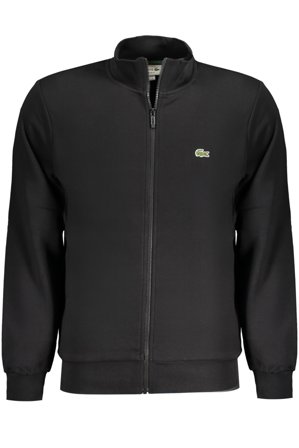 Lacoste Felpa Con Zip Uomo Nero