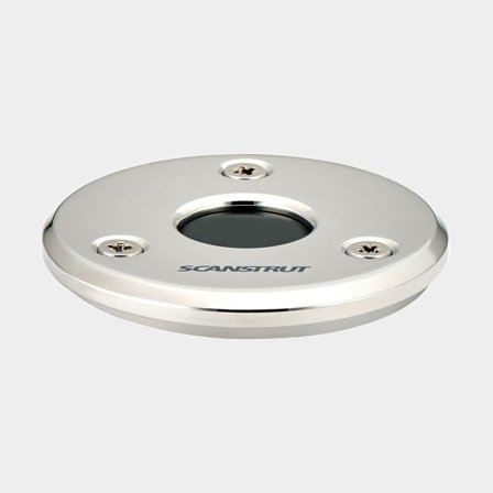 Pasacables Scanstrut DS-LP-16-S Low-profile Cable Seal, acero inoxidable (AISI 316), para cable Ø2 - 8 mm, conexión máxima Ø16 mm, plata