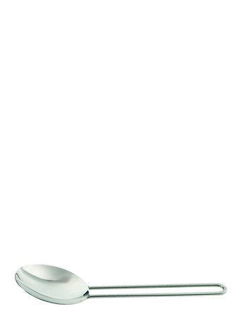 Serveringsske Lille Rustfrit Stål Home Tableware Cutlery Spoons Serving Spoons Silver Eva Trio