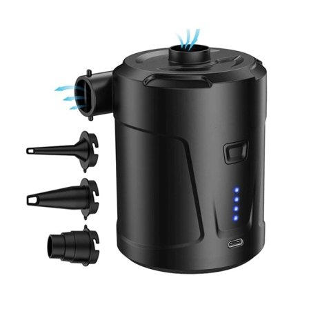 Elektrisk Luft Pump Bärbar Snabbfyllning Luft Pump 5000mAh Perfekt Inflator / Deflator Pump