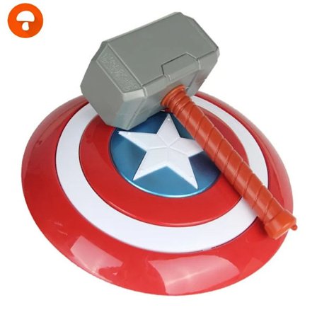 32cm Captain America Skjold til Børn Cosplay Rekvisit