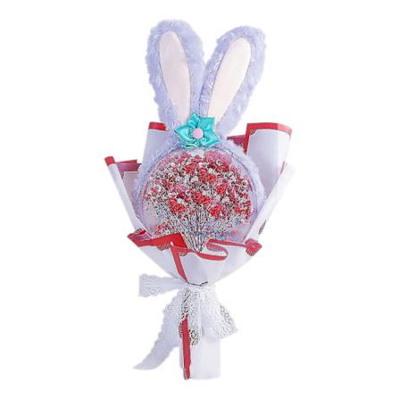 Stjernebukett Bobos Ball Evighetsblomstbukett Engros Tørkede Blomster Ferdig Elskere Jul Bursdagsgave a