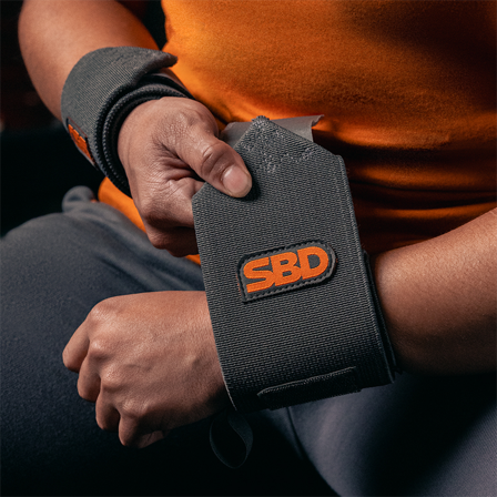 SBD Apparel Forge Wrist Wraps Grey Stiff