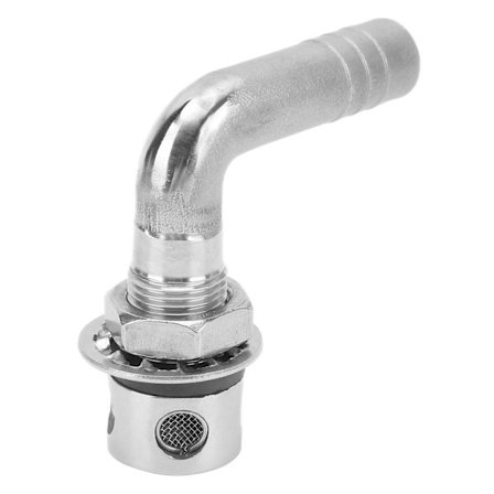 Båt bensintankventil 316 rustfritt stål 90° korrosjonsbestandighet for 5/8in slanger Yacht Marine