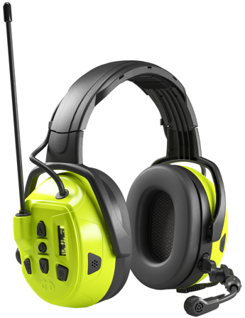 Hellberg Local 2 Kuulonsuojain Bluetooth & mobiilisovellus, päälakisanka, Kuulosuojaimet