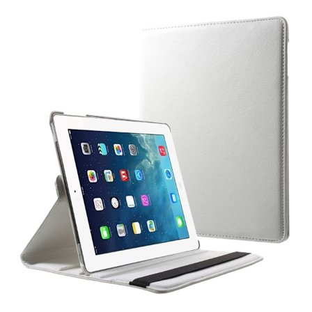 iPad 9.7" 4/3/2 fodral med roterbart stativ - Vit