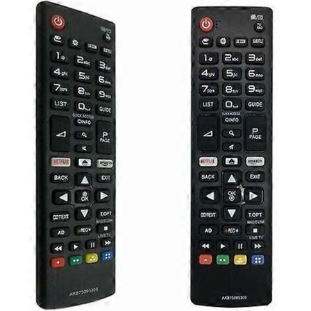 Høj kvalitet Nouveau Erstatningsfjernbetjening LG AKB75095308 til LG Smart TV fjernbetjening - Ingen konfiguration KRÆVES Universel LG AKB 