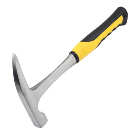 Litteäpäinen kivivasara, 11 tuuman täysteräksinen geologivasara iskunvaimennuskahvalla kaivostoimintaan ja geologiseen etsintään