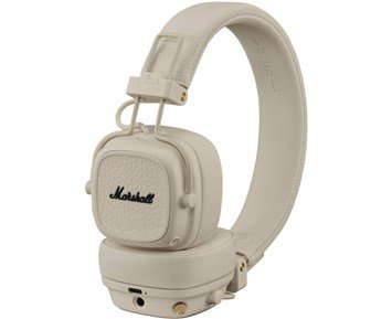 Marshall-Major V - Crème-Trådløse on-ear-hodetelefoner med over 100 timers spilletid-Head & earphones-Over-ear-hodetelefoner