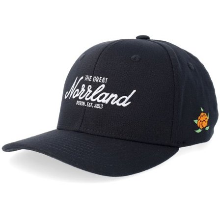 SQRTN - Svart adjustable Keps - Great Norrland Jr 120 Cap Black Adjustable @ Hatstore
