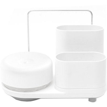 Bosign Diskmedelspump och förvaringsställ, vit | Fler produkter > Städning & Diskning > Diskset | Bagaren och Kocken