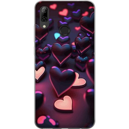 Kompatibelt Mobilskal till Huawei Huawei P smart 2019 Midnattshjärtan