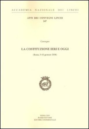 La Costituzione ieri e oggi NA