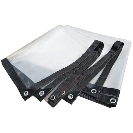 IC Läpinäkyvä pressu, puutarhan kirkas vedenpitävä pressu pakkasnestettä 2x3 M