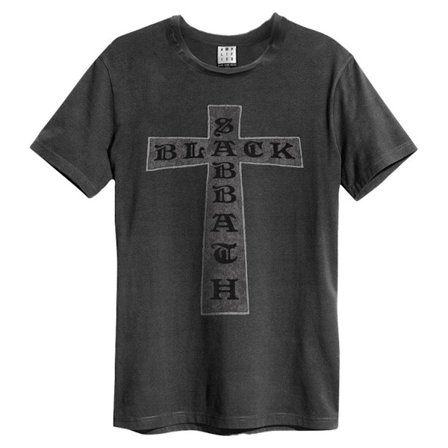 Amplified Unisex Adult Cross Black Sabbath T-Shirt XL Charcoal