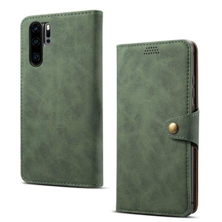Huawei P30 Pro læderetui - Grøn Green