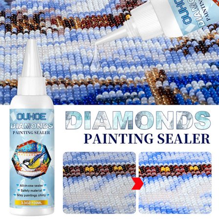 Diamantmaleri Lim Kunst Håndværk Malerier Puslespil Forseglingsmiddel 100ml 100ML