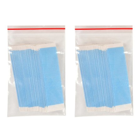 72 stk./parti Super Stærke Paryk Tape Strips Hår Dobbelt Klæbende Extension Tape Vandtæt Til Toupe/la