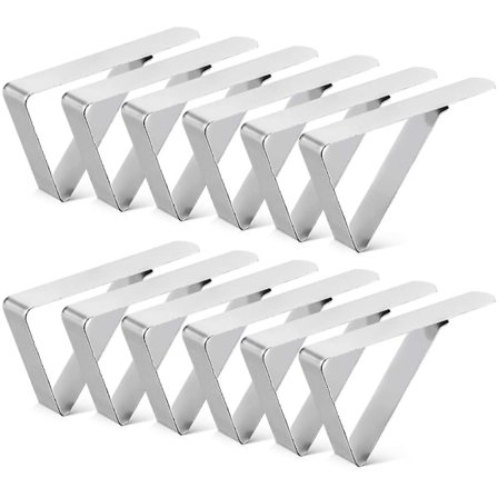 12-pakning dukklips, piknikbordklips, dukklips for hjemmet