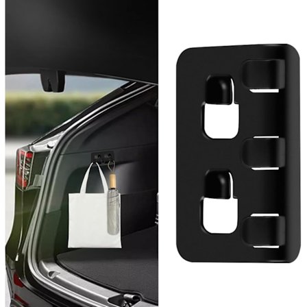 Takakontin koukku, auton tavaratilan säilytyskoukku, sisätilan lisävarusteet tavaratilan järjestäjäkoukku 2021-2023 Model Y tavaratilan järjestäjälle