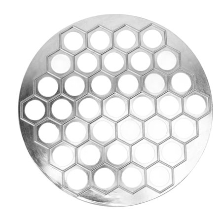 Venäläinen Ravioli Maker Dumplings Muotti Alumiiniseos Pelmeni Maker Muotti Pelmeni Liha Dumplings Maker 37 reikää Hopea