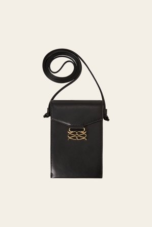 Malina - Monogram phone pouch - One Size - Black
