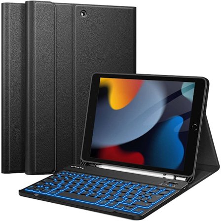 Tangentbord för iPad 10,2" 9:e/8:e/7:e generation [franska QWERTY], svart