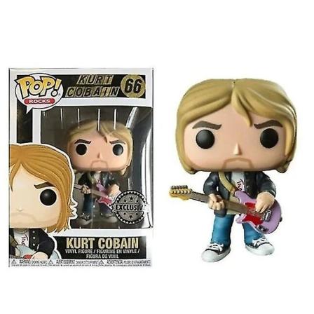 Kurt Cobain 64# 65# 66# 67# Se Vinyl Actionfigur Samleobjekt Begrenset utgave Modellleker for barn Db 66