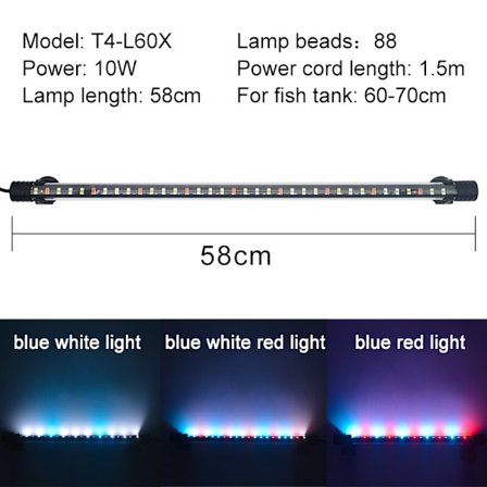Aquarium Light LED Vattentät Fish Tank Light Unde