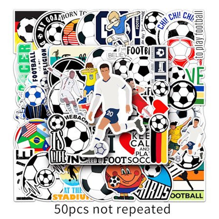 150 Fotball Graffiti Klistremerker Tegneserie Sportsklistremerker DXGHC