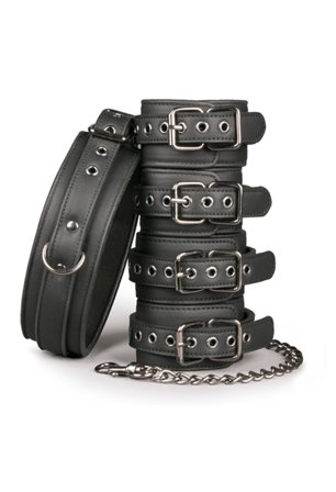 FETISH SET MED BOJOR - KOPPEL/HÄNDER/FÖTTER