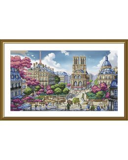 Broderipakke Bilde Utsikt i Paris - Nova Sloboda