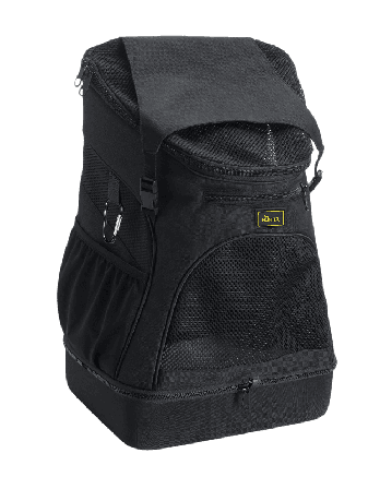 Hunter - Dog & Cat Flight Bag/Backpack Miles Black 30x22x45cm - Max Vekt 6,5kg - Katt - Kattebur & transportvesker - Flybur og kabinvesker for katt - 