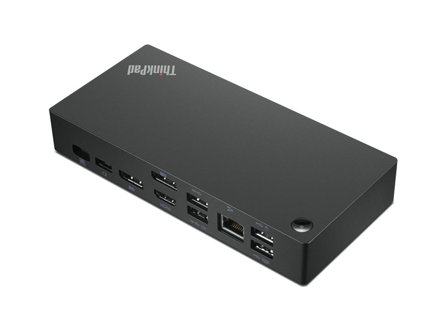 Lenovo ThinkPad Universal USB-C Dock - dokkingstasjon - USB-C - HDMI, 2 x DP - 1GbE