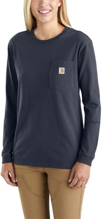 Carhartt Workwear Carhartt W's Workwear Pocket L/S T-Shirt Navy