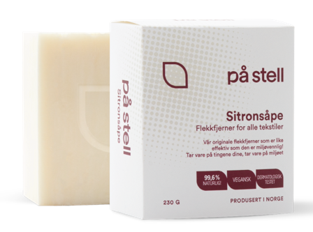 På Stell Sitronsåpe Flekkfjerner 230g Bar