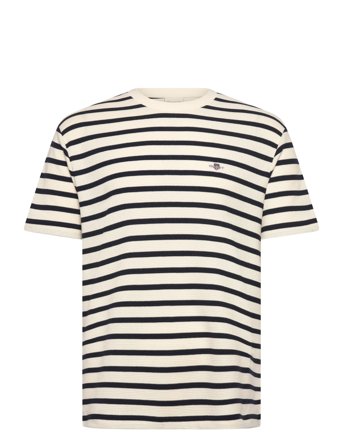 GANT | Waffle Stripe Ss T-Shirt | XXL