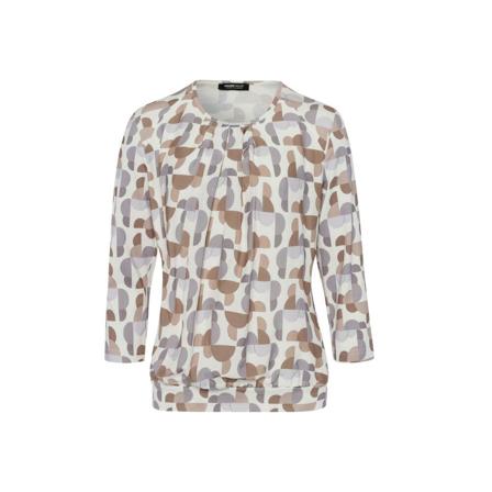 Frank Walder Blouse , Beige , Dames , Maat: 4XL