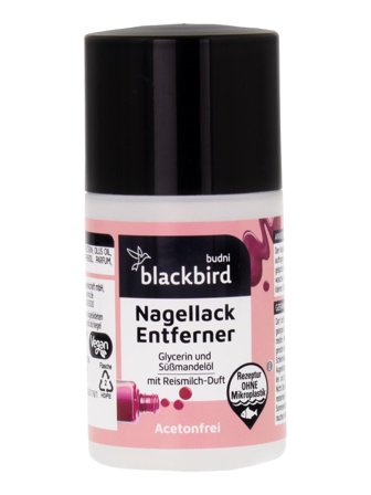 Div. Drogerieartikel Blackbird Nagellackentferner acetonfrei mit Duft Reismilk