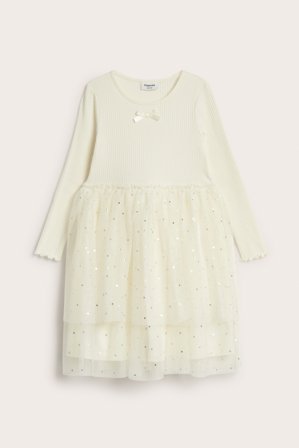 Kappahl | Mekko, jossa on tyllihame | Luonnonvalkoinen