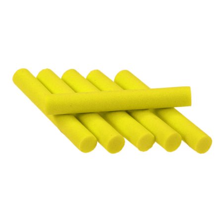 Foam Cylinders 6.0mm Yellow