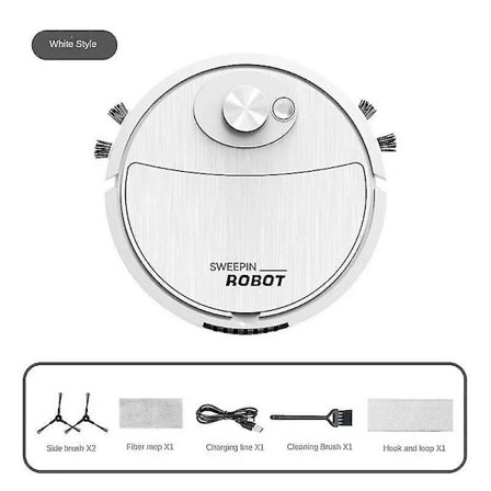 Robotstøvsuger Mop Vådt Og Tørt Smart Vaskestøvsuger Robot Trådløs Elektrisk Vand