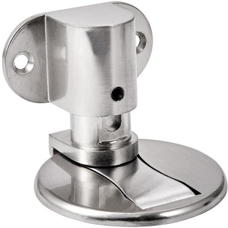 Silver golv höjdjusterbar osynlig magnetisk dörrstopp dörrstopp/stopp vid dörrens botten håller dörren öppen med limning ingen borrning