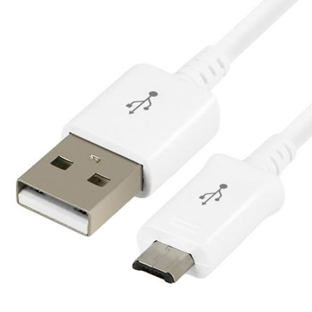 Original Samsung Micro-USB USB-kabel 1m - Charge & Synchro - Vit
