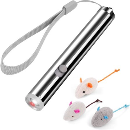 LED Katteleke, Lys Rød LED Katteleke, Hundetreningsverktøy