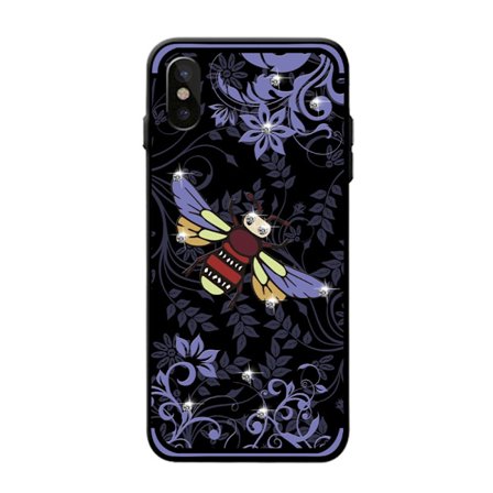 NXE iPhone X TPU-Skal - Purple Bee