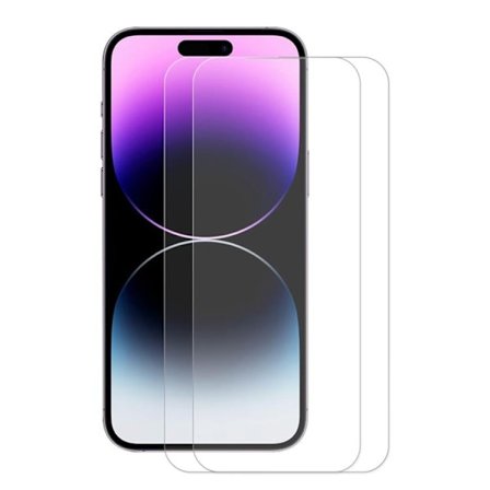 [2-PACK] iPhone 15 Pro Max Karkaistu lasi Näytönsuoja - Kirkas