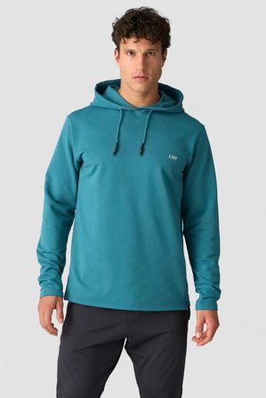ICANIWILL - Stride Hoodie M Light Faded Teal - Heren - sportkleding van ICIW