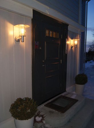 Stockholm 280 utelampe - galvanisert/klar